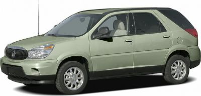 Front-side view of an SUV with distinctive body shape and wheel style.