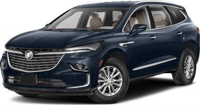 Front angled view of SUV with chrome grille and alloy wheels