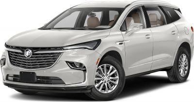White SUV front three-quarter view with LED headlights and distinct grille