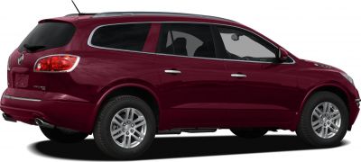 Side profile of a large luxury SUV with chrome trim and five doors