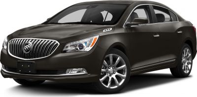 Front and side view of a luxury sedan with chrome grille and alloy wheels