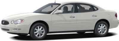 Side profile of a sleek sedan with smooth contours and streamlined design.