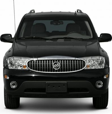Front view with distinctive grille and headlights
