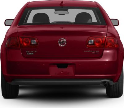 Rear view with tail lights, Buick emblem, Lucerne and CXL badges