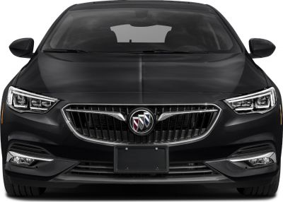 Front view highlighting grille and headlights design