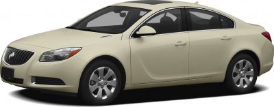 2009 Buick Regal V Sedan 3/4 front-left view