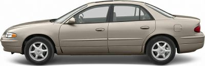 Side profile of a four-door sedan with distinct wheels and smooth design