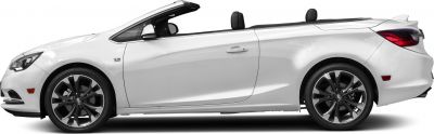 Convertible side profile with modern alloy wheels and roof-down design