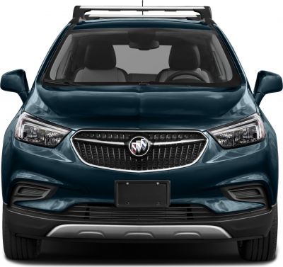Front view with grille, headlights, and roof rails