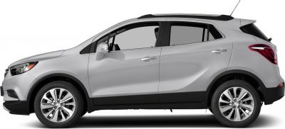 Side profile with roof rails and alloy wheels