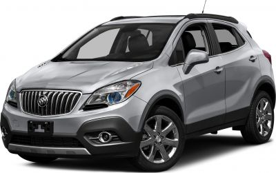 Front-side view of compact SUV with chrome grille and alloy wheels