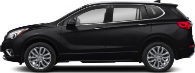 Side profile of sleek black SUV with alloy wheels