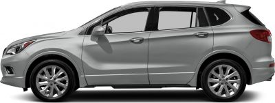 Side profile of an SUV with alloy wheels and smooth body lines