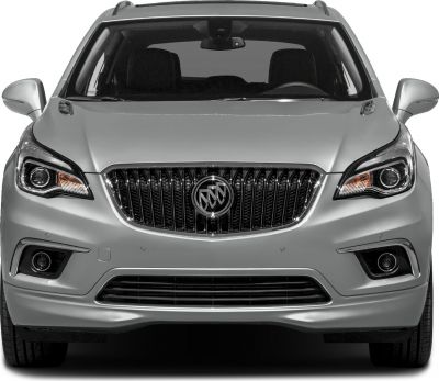 Front view showing chrome vertical grille and LED headlights with amber signals.