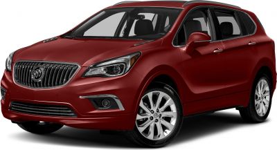 Front-side view of SUV with chrome grille and sleek headlights