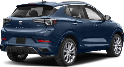 Rear view of SUV with modern tail lights and Avenir trim badges