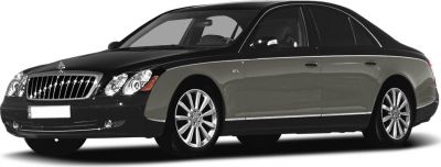 Luxury sedan with distinctive chrome grille and sleek side profile