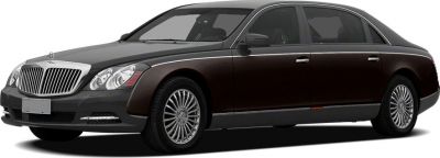 Luxury sedan with distinctive grill and elegant front-side profile
