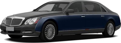 Sleek luxury sedan with dual-tone paint and detailed alloy wheels.