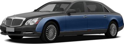 Two-tone luxury saloon with distinctive grille and premium wheels