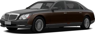 Luxury sedan with bold grille and multi-spoke alloy wheels