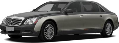 Luxury sedan with chrome grille and detailed alloy wheels