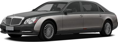 Luxury sedan with extended wheelbase and elegant design