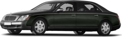 Extended luxury sedan with classic front grille and alloy wheels