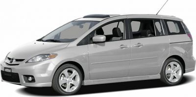 Silver compact MPV side profile and front view with sunroof and alloy wheels