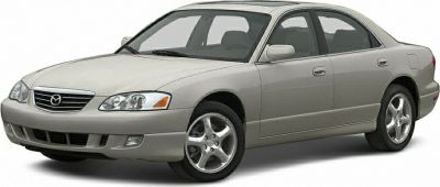 Front and side view of a sleek four-door sedan with alloy wheels.