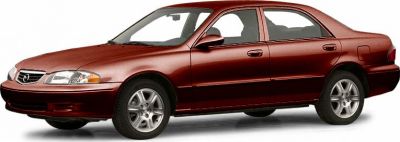 Side view of a four-door sedan with alloy wheels