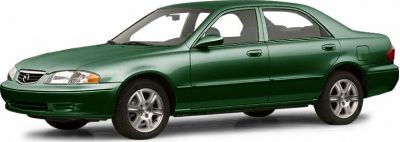 Side view of sedan with alloy wheels and four doors