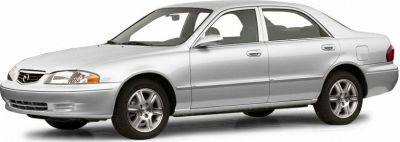 Silver four-door sedan front and side profile with alloy wheels