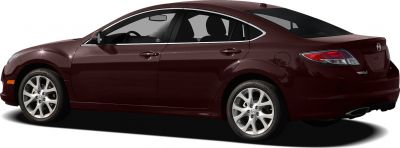 Side profile of a sedan with alloy wheels and smooth aerodynamic design.