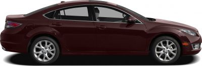 Sleek sedan side profile with alloy wheels and smooth aerodynamic lines