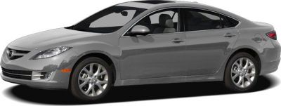 Side view of mid-size sedan with alloy wheels and smooth body lines