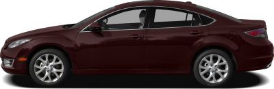 Sedan side profile with alloy wheels and sleek roofline