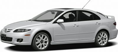 2005 Mazda 6 I Hatchback (Typ GG/GY/GG1 facelift 2005) 3/4 front-left view