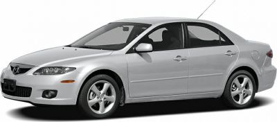 Side view of a four-door mid-size sedan with alloy wheels