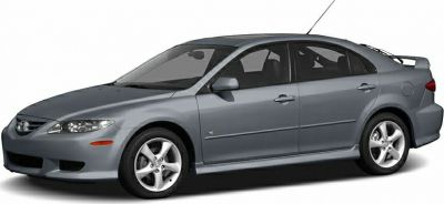 Front and side view of hatchback with alloy wheels