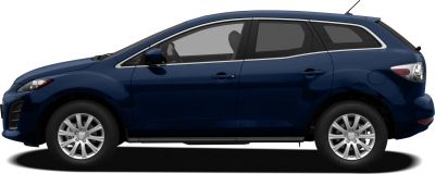 Side profile of SUV with alloy wheels and tinted windows