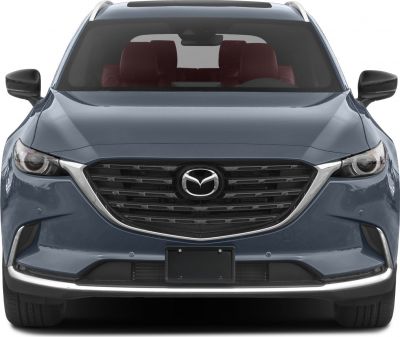 Bold front grille with LED headlights on SUV