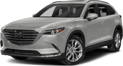 Front grille and headlight with alloy wheels of a modern SUV