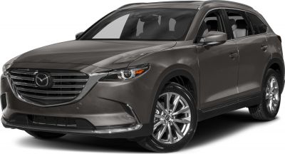 Front and side view of an SUV with chrome grille and alloy wheels
