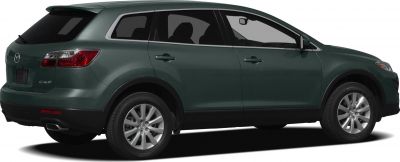 Rear and side view with taillights and alloy wheels