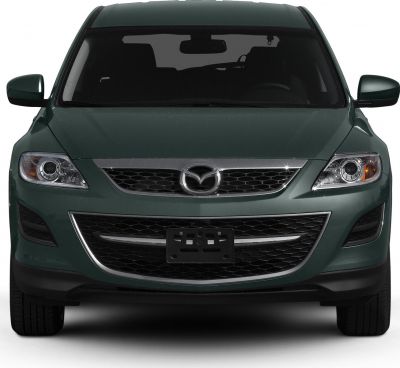Front grille and headlights of a facelift SUV