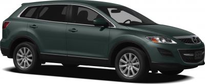 Side profile of a sleek SUV with alloy wheels and tinted windows