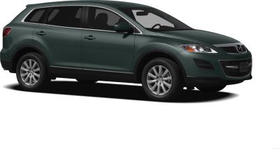 Side profile of mid-size SUV with alloy wheels and distinct front design