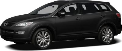 Black SUV side profile with alloy wheels and sleek roofline