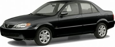 1994 Mazda Protege 3/4 front-left view